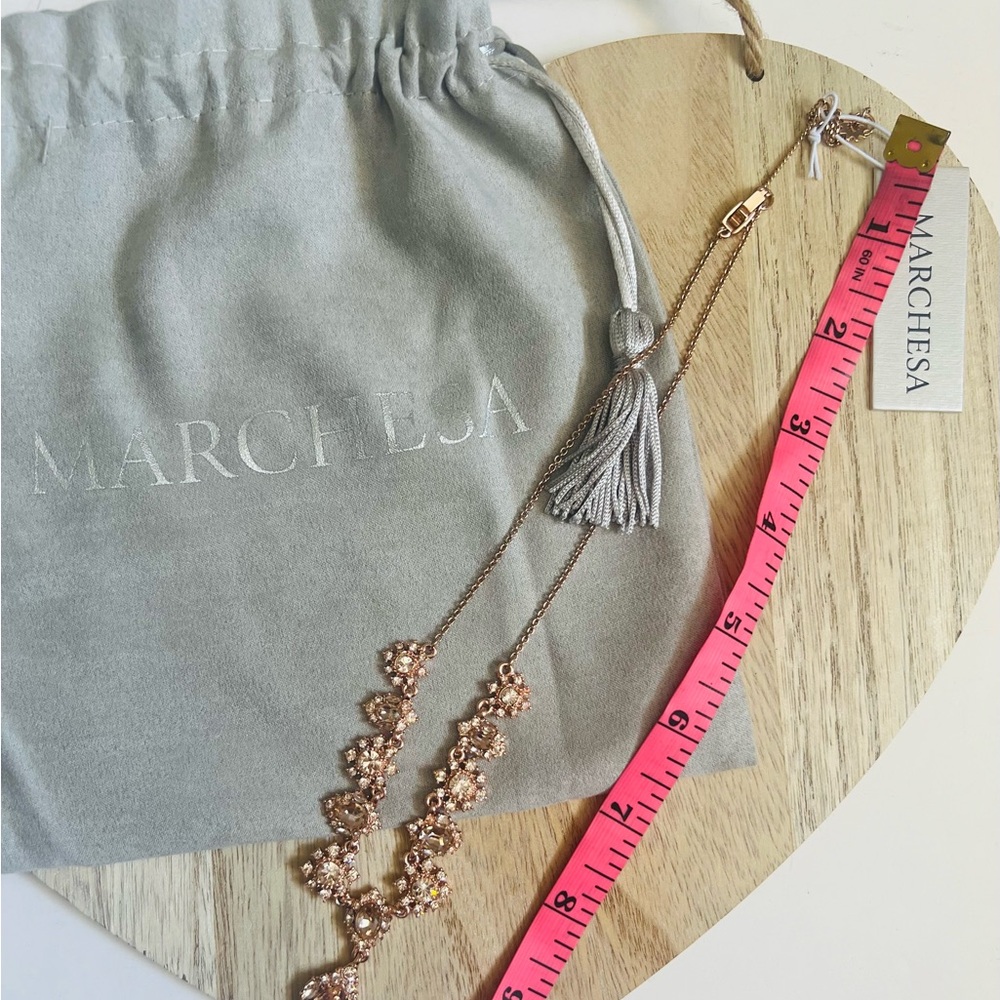 NWT Marchesa Rose Gold Necklace✨ - Picture 7 of 9
